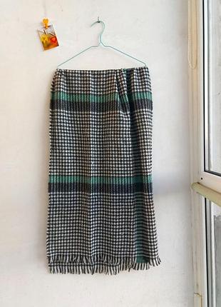 Жіночий шарф ladies scarf у клітинку «гусяча лапка»