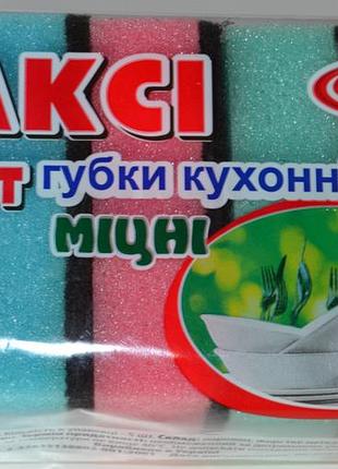 Макси губки кухонные крепкие 5 штук "vivat" – мощь и надежность в каждой губке