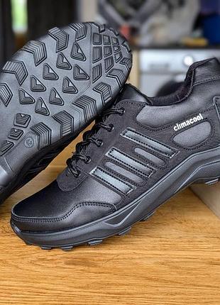 Кросівки чоловічі натуральна шкіра adidas кроссовки мужские кожа 43