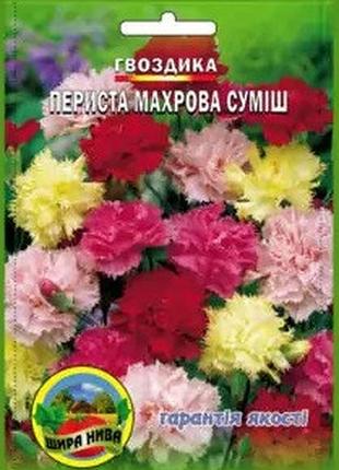Гвоздика перестая махровая смесь 0,2 грамма. многолетняя.
