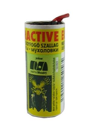 Лента липкая от мух (100шт*10) ecostripe 0565