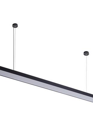 Светильник подвесной линейный офисный светодиодный flf-94/36w nw bk brille 33-132