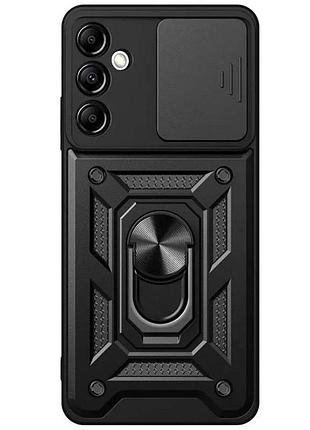 Чехол primo shockproof для samsung galaxy s26 (sm-s942) - противоударный, с подставкой и шторкой для камеры - black