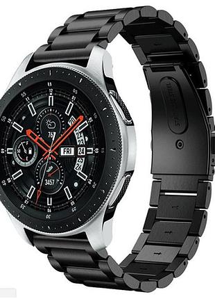 Металлический ремешок для часов samsung galaxy watch 46mm (sm-r800) - black