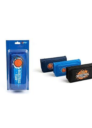 Пенал тканевый 2 отд. на блистере basketball sh-3118 4-3