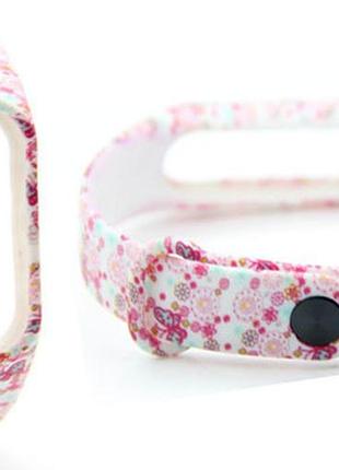 Силиконовый ремешок primo для фитнес-браслета xiaomi mi band 2 - butterfly
