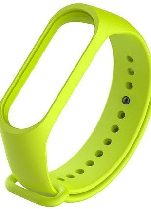 Силиконовый ремешок primo для фитнес-браслета xiaomi mi band 3 - lime