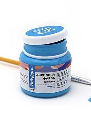 Фарба акрилова/лак 50мл блакитна ap5029