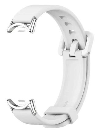 Силиконовый ремешок mijobs для фитнес-браслета xiaomi smart band 10 - white