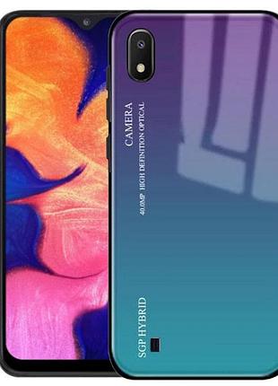 Чохол-бампер primolux gradient glass для samsung galaxy a10 2019 (sm-a105) - purple
