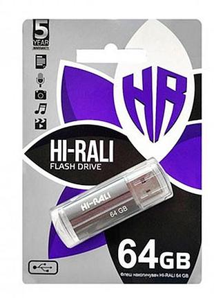 Флеш-накопитель 64gb hi-rali rocket series микс (10).