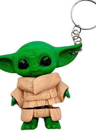3d брелоки "hero baby yoda star wars / йода маленький звездные войны", keychain, 3d печать