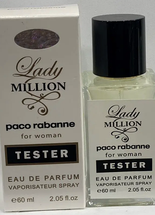 Тестер hologram paco rabanne lady million / пако рабан леді мільйон / 60ml