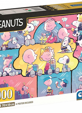 Пазл clementoni high quality collection peanuts 1000 ел