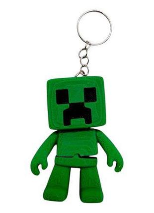 3d брелоки minecraft / майнкрафт creeper / кріпер "flexi", 3d печать