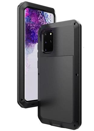 Противоударный чехол primo doom armor для смартфона samsung galaxy s20 plus (sm-g985) - black