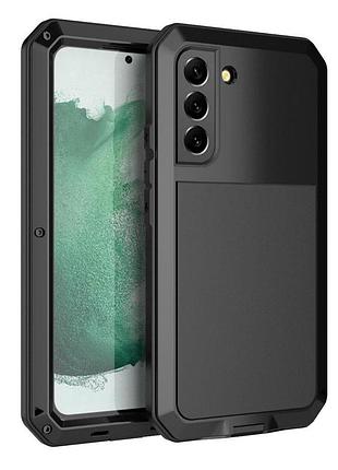 Противоударный чехол primo doom armor для смартфона samsung galaxy s22 (sm-s901) - black