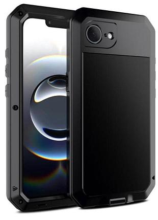 Противоударный чехол primo doom armor для смартфона apple iphone 16e / 17e - black
