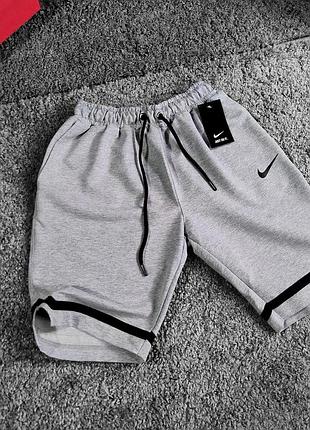 Мужские шорты nike серые 3
