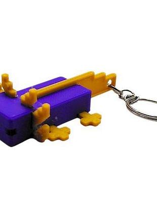 3d брелоки minecraft / майнкрафт axolotl/ аксолотль keychain, 3d печать