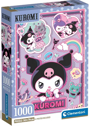 Пазл clementoni high quality collection kuromi 1000 ел