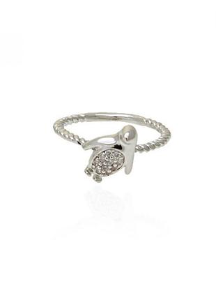 Кольцо со стразами, 16 размер (14887) вариант 01