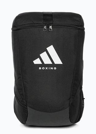 Рюкзак adidas с белым логотипом boxing | черный | adiacc090b