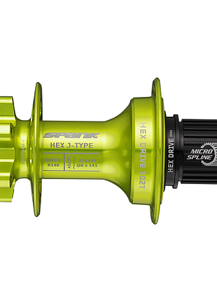 Втулка задняя spank hex j-type boost r148 hg 32h, green