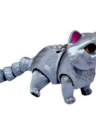 Брелок 3d печать "кот шарнирный"
