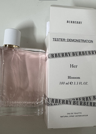 Tester туалетна вода для жінок burberry her/барбаррі для жінок/100 мл.