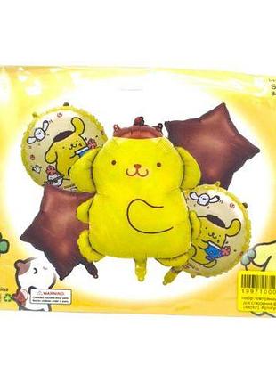 Набір повітряних куль 5 шт. для створення фотозони "hello kitty pompompurin, хелоу кітті"