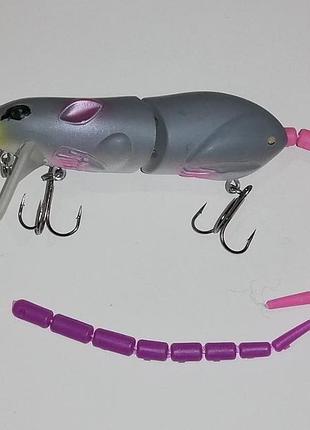 Воблер мышь составник columbia gray pink