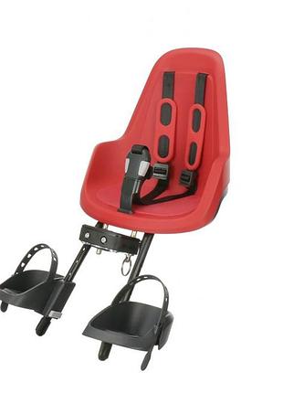 Детское велокресло bobike one mini / strawberry red