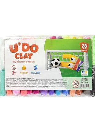 Набір для творчості "u'do clay" 28 брикетів