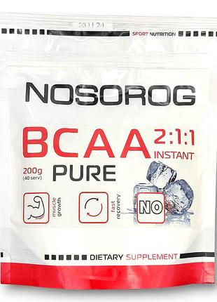 Nosorog bcaa 2:1:1 натуральный, 200 грамм