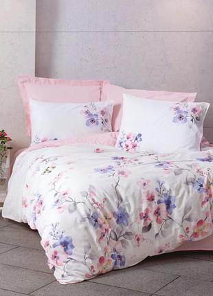 Постільна білизна cotton box 4 сезони зі стьобаною підковдрою євро розмір