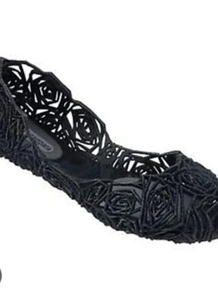 Балетки туфли черные  melissa