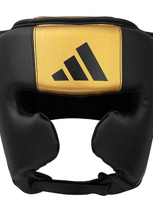 Боксерский шлем adidas speed pro| черно/золотой | adispd350hg