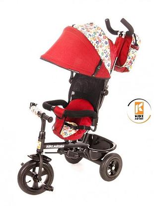 Велосипед дитячий 3х колісний kidzmotion tobi venture red