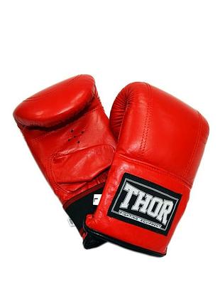 Рукавички снарядні thor 605 l / pu / червоні
