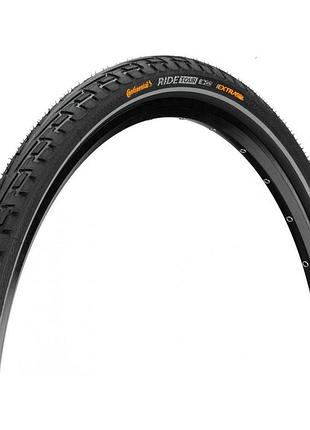 Покрышка continental ride tour reflex, 28", 700 x 35c, 28 x 1 3/8 x 1 5/8, 37-622, wire, extrapuncture belt, 690гр., черный