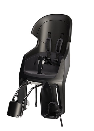Дитяче велокрісло bobike exclusive evolve maxi - rear bicycle seat for frame urban black