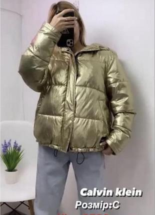 Куртка пуховик на пуху calvin klein 2