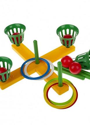 Гра настільна colorplast кільцекид великий (1-075)