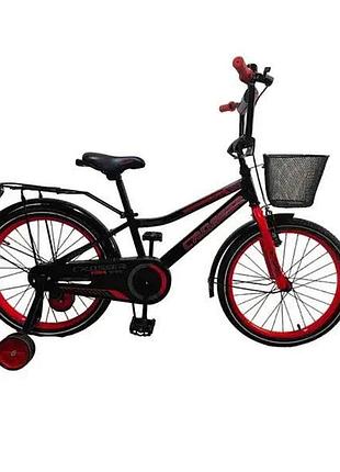 Велосипед двоколісний crosser-13 rocky 14" з корзиною червоний (rc-13/14rd)