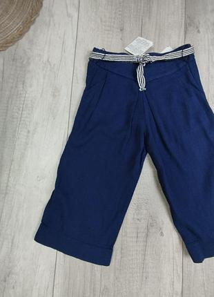 Брюки для девочки zara синие размер 104 (4 года) 2