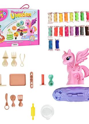 Набор для творчества strateg мистер тесто magical unicorn (41021)