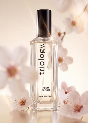 Парфюмированная вода для волос plum bloom triology, 30 мл