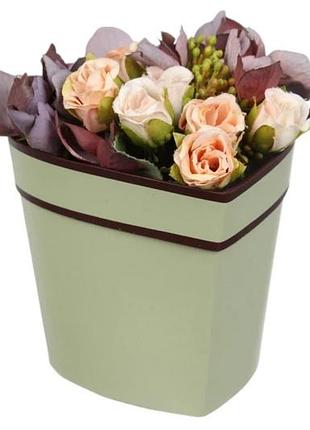 Коробка для квітів 12х9х10,5 см "сердечко"