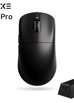 Игровая мышь vgn vxe r1 pro paw3395 беспроводная чёрная + 4к ресивер.